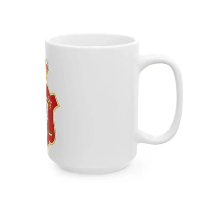 Coat of Arms of the General Council of the Judicial Power of Spain - White Coffee Mug - Go Mug Yourself