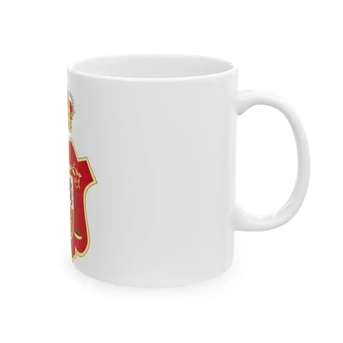 Coat of Arms of the General Council of the Judicial Power of Spain - White Coffee Mug - Go Mug Yourself