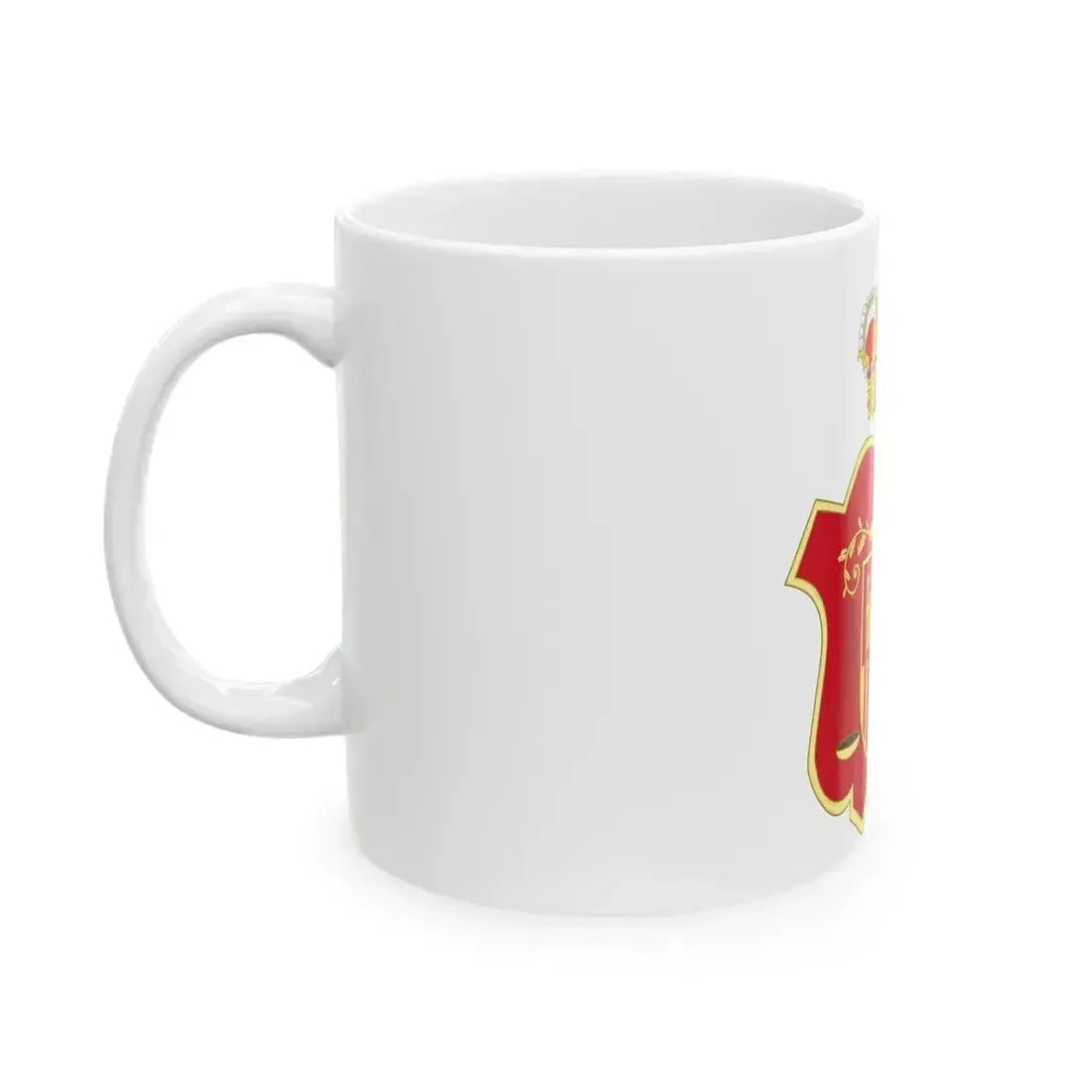Coat of Arms of the General Council of the Judicial Power of Spain - White Coffee Mug - Go Mug Yourself