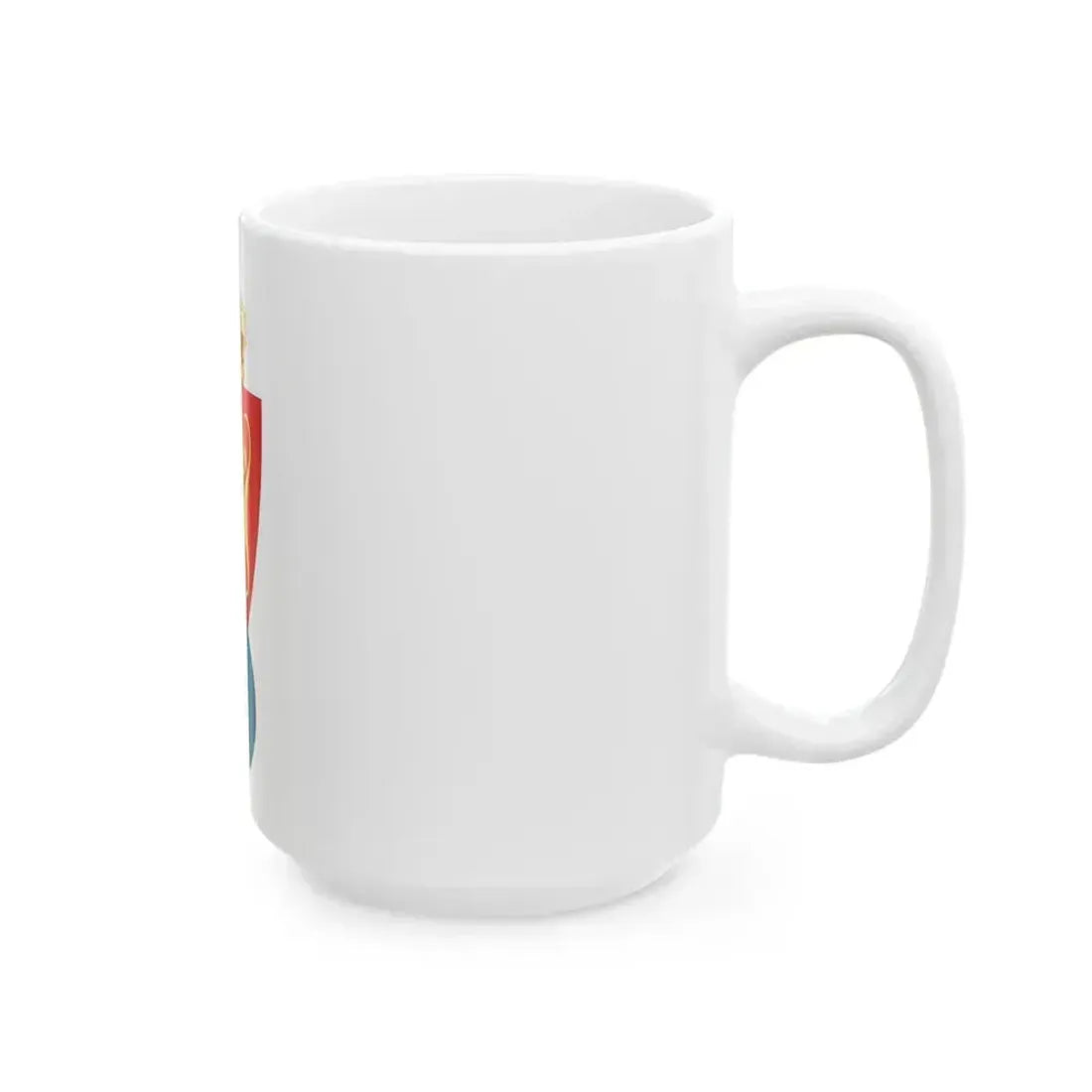 Coat of arms of the Geographical Survey of Norway - White Coffee Mug - Go Mug Yourself