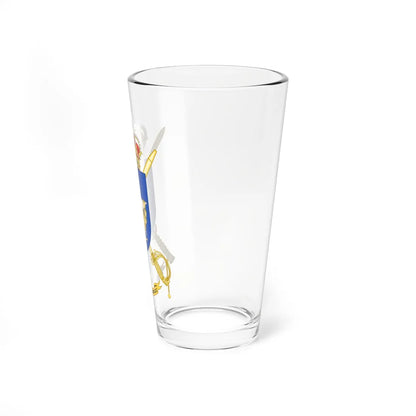 Coat of Arms of the Geography Centre of the Spanish Army (Spain) (Coat of Arms) Pint Glass 16oz - Go Mug Yourself