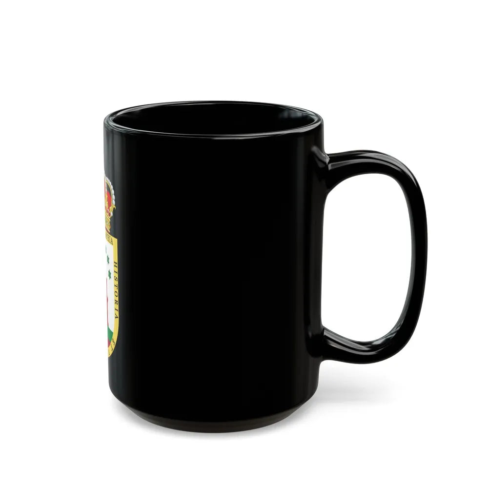 Coat of Arms of the Gibraltar Countryside Commonwealth - Black Coffee Mug-Go Mug Yourself