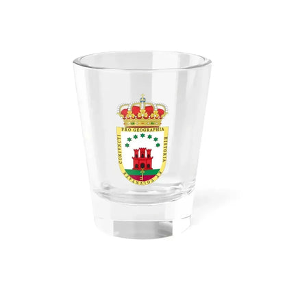 Coat of Arms of the Gibraltar Countryside Commonwealth - Shot Glass 1.5oz 1.5oz - Go Mug Yourself