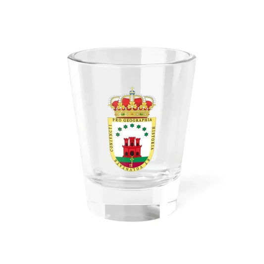 Coat of Arms of the Gibraltar Countryside Commonwealth - Shot Glass 1.5oz 1.5oz - Go Mug Yourself