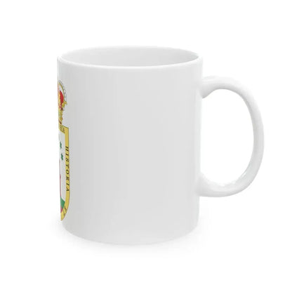Coat of Arms of the Gibraltar Countryside Commonwealth - White Coffee Mug - Go Mug Yourself