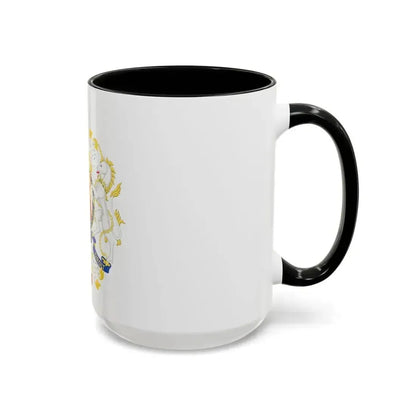 Coat of Arms of the Government of Gibraltar - Accent Coffee Mug - Go Mug Yourself
