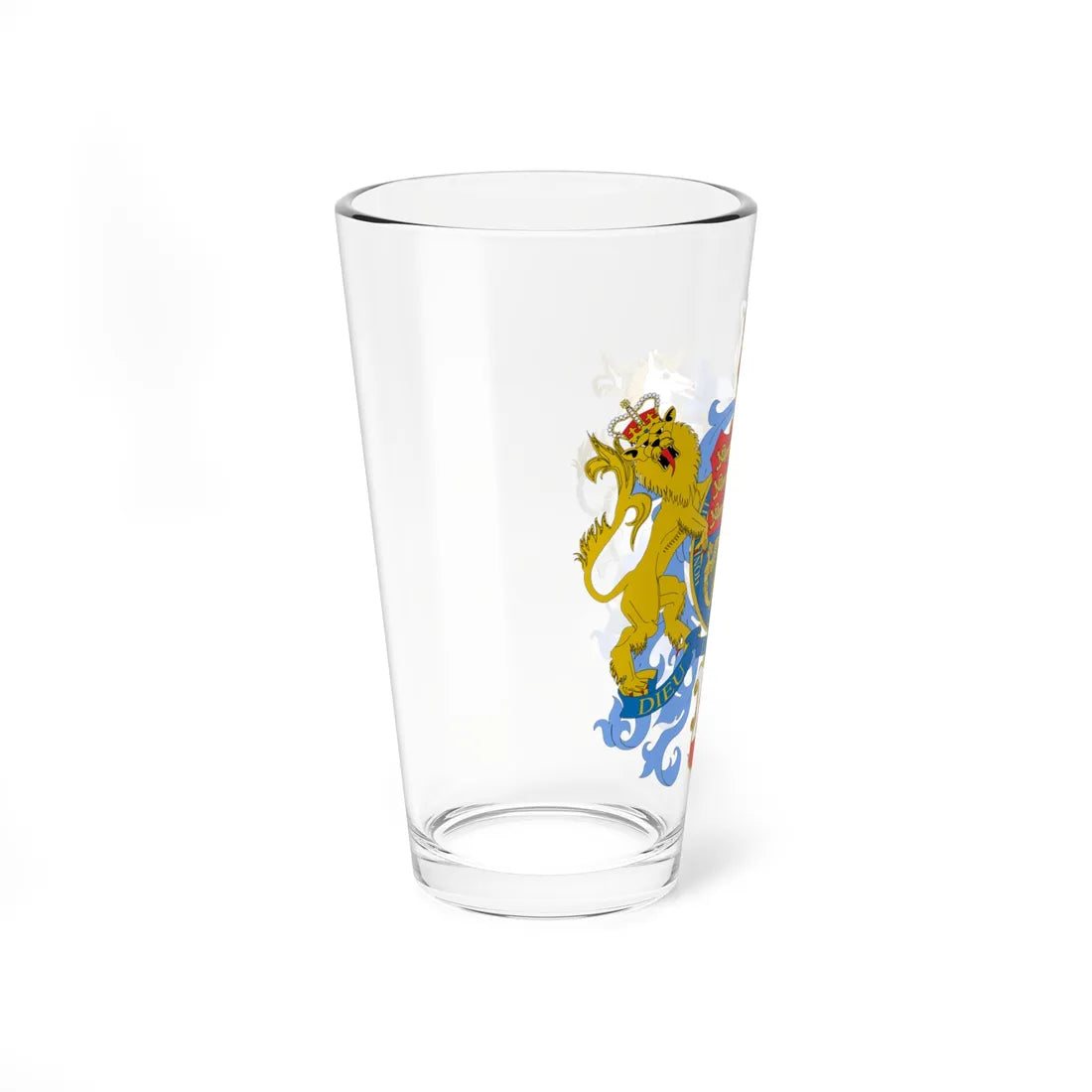 Coat of arms of the Government of Gibraltar (Spain) (Coat of Arms) Pint Glass 16oz - Go Mug Yourself