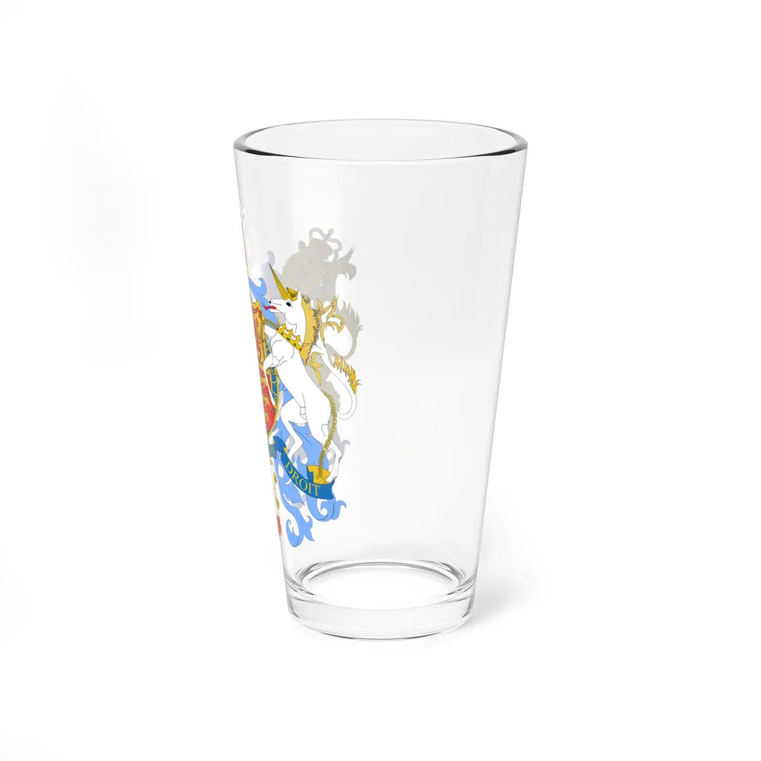 Coat of arms of the Government of Gibraltar (Spain) (Coat of Arms) Pint Glass 16oz - Go Mug Yourself