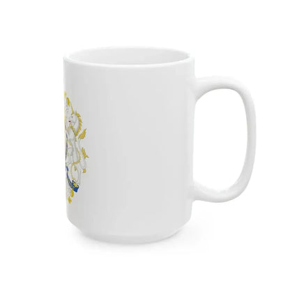 Coat of Arms of the Government of Gibraltar - White Coffee Mug - Go Mug Yourself