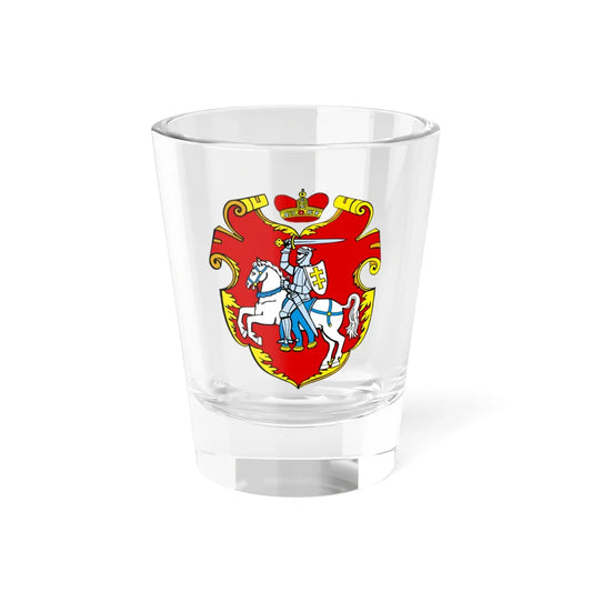 Coat of arms of the Grand Duchy of Lithuania A. Guagnini 1581 (Belarus) (Coat of Arms) Shot Glass 1.5oz 1.5oz - Go Mug Yourself