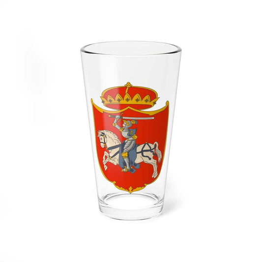 Coat of arms of the Grand Duchy of Lithuania (Belarus) (Coat of Arms) Pint Glass 16oz 16oz - Go Mug Yourself