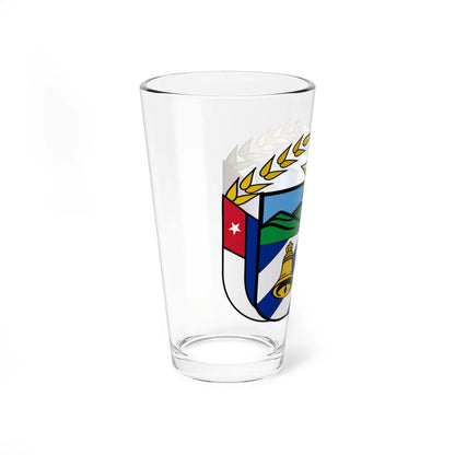 Coat of arms of the Granma Province (Cuba) (Coat of Arms) Pint Glass 16oz - Go Mug Yourself