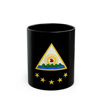 Coat of arms of the Greater Republic of Central America (1898) - Black Coffee Mug-11oz-Go Mug Yourself