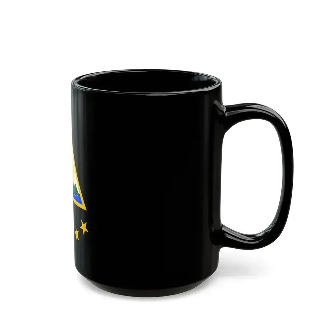 Coat of arms of the Greater Republic of Central America (1898) - Black Coffee Mug - Go Mug Yourself
