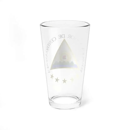 Coat of arms of the Greater Republic of Central America (1898) - Pint Glass 16oz - Go Mug Yourself