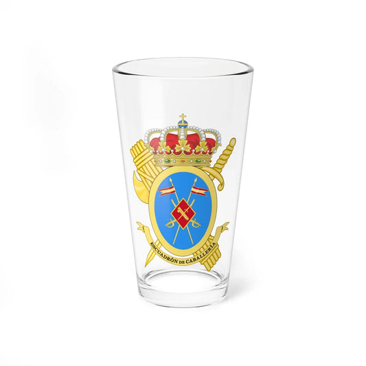 Coat of Arms of the Guardia Civils Cavalry (Spain) (Coat of Arms) Pint Glass 16oz 16oz - Go Mug Yourself