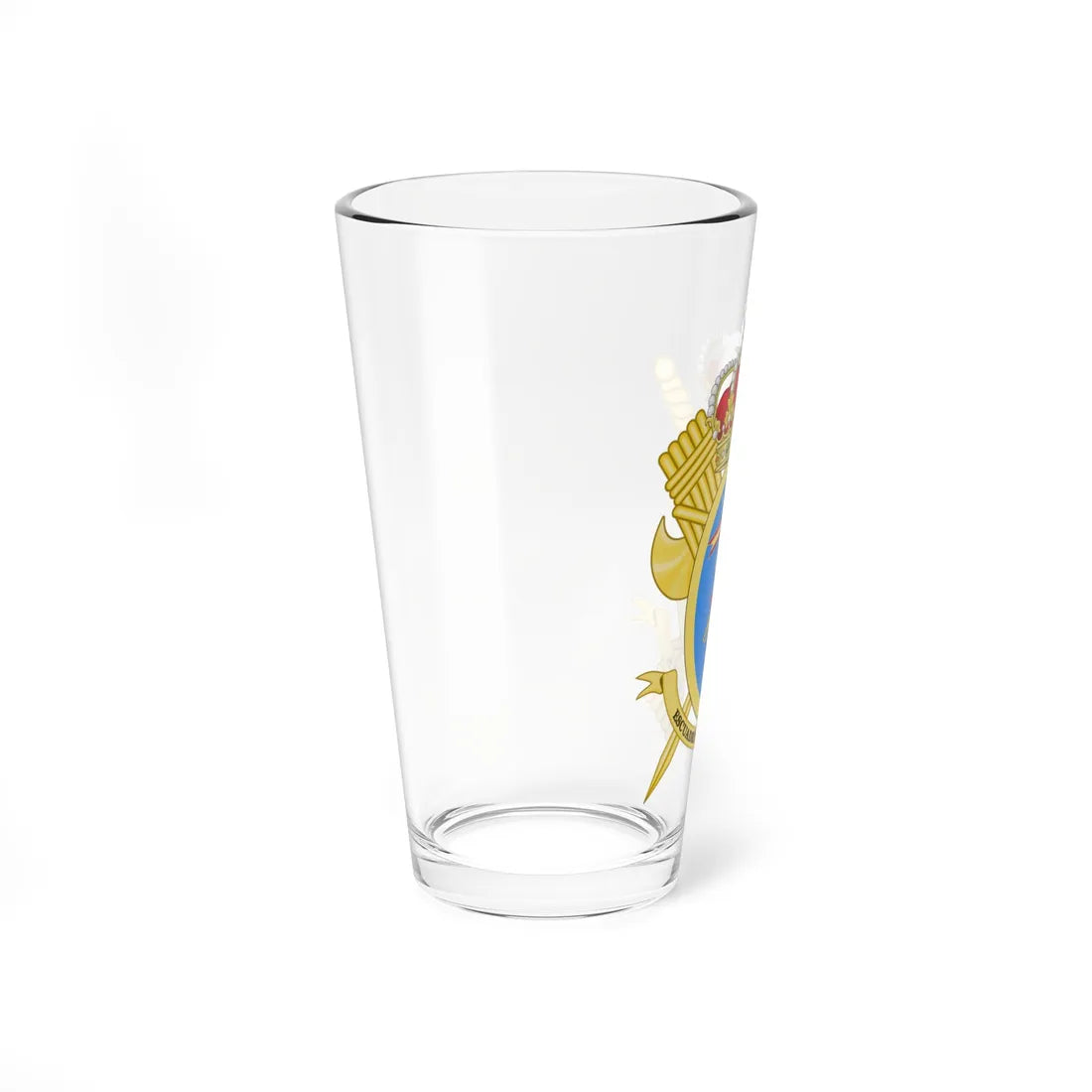 Coat of Arms of the Guardia Civils Cavalry (Spain) (Coat of Arms) Pint Glass 16oz - Go Mug Yourself