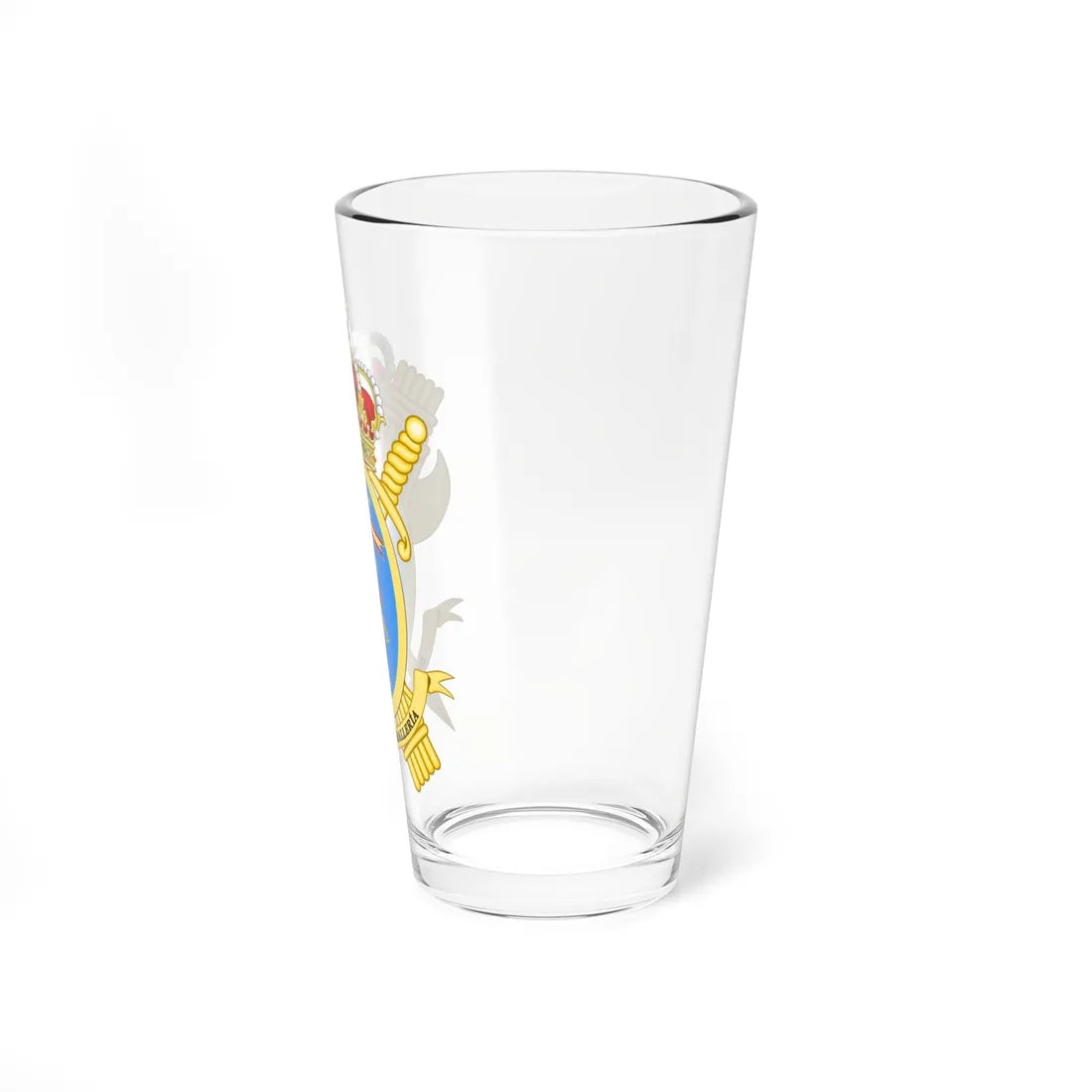 Coat of Arms of the Guardia Civils Cavalry (Spain) (Coat of Arms) Pint Glass 16oz - Go Mug Yourself