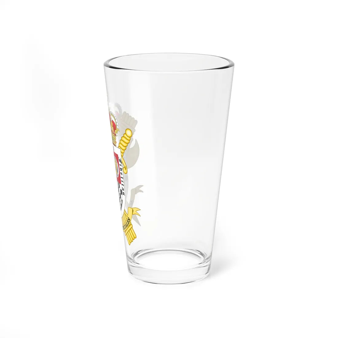 Coat of Arms of the Guardia Civils Officers Academy-Aranjuez Center (Spain) (Coat of Arms) Pint Glass 16oz - Go Mug Yourself