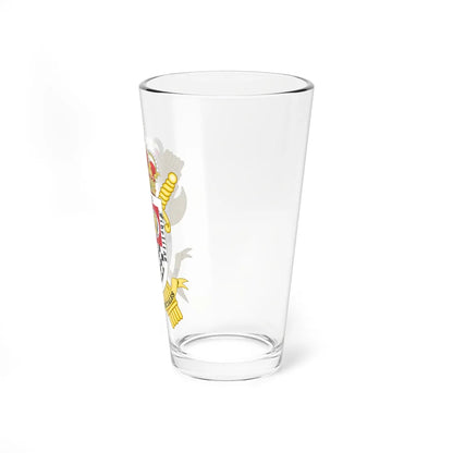 Coat of Arms of the Guardia Civils Officers Academy-Aranjuez Center (Spain) (Coat of Arms) Pint Glass 16oz - Go Mug Yourself