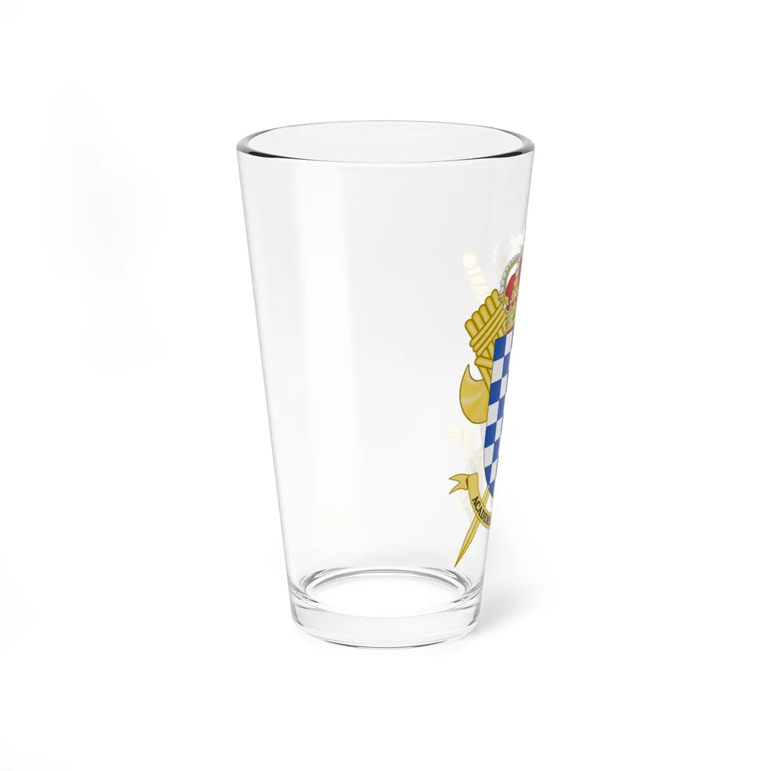 Coat of Arms of the Guardia Civils Officers Academy-El Escorial Center (Spain) (Coat of Arms) Pint Glass 16oz - Go Mug Yourself