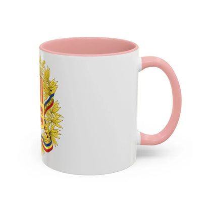 Coat of Arms of the high authorities of Andorra - Accent Coffee Mug - Go Mug Yourself