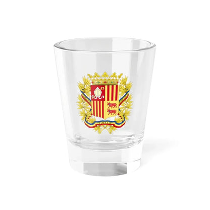 Coat of Arms of the high authorities of Andorra - Shot Glass 1.5oz 1.5oz - Go Mug Yourself