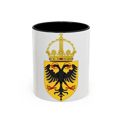 Coat of Arms of the Holy Roman Emperor (1433-1450) - Accent Coffee Mug 11oz Black - Go Mug Yourself