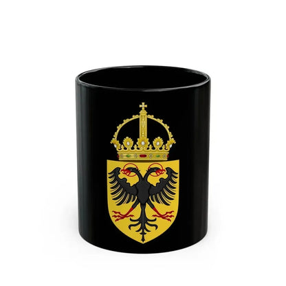 Coat of Arms of the Holy Roman Emperor (1433-1450) - Black Coffee Mug 11oz - Go Mug Yourself