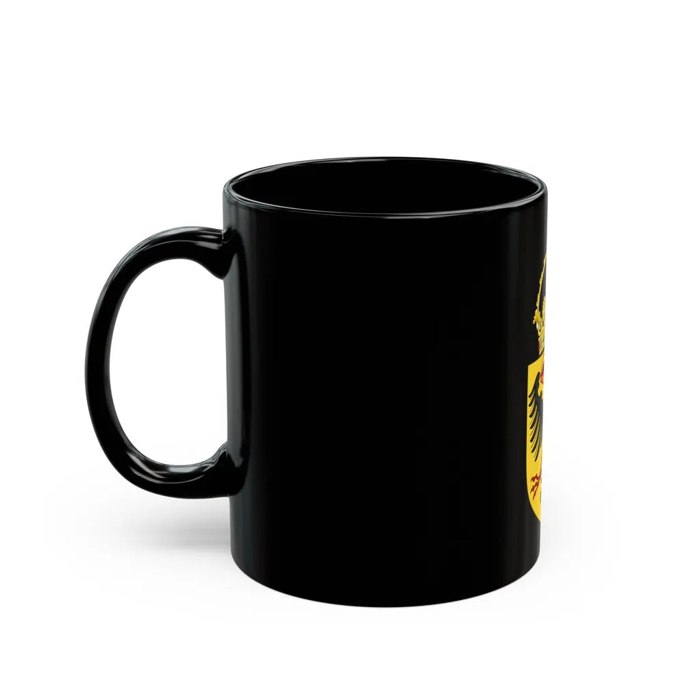 Coat of Arms of the Holy Roman Emperor (1433-1450) - Black Coffee Mug-Go Mug Yourself