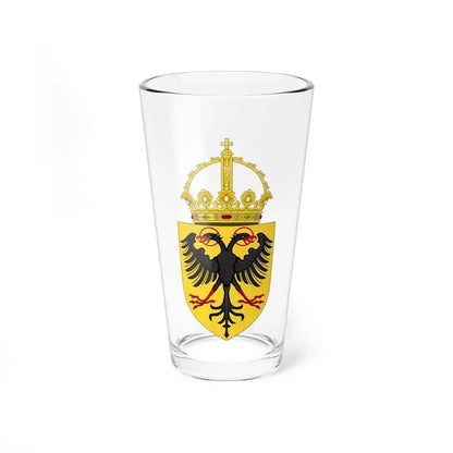 Coat of Arms of the Holy Roman Emperor (1433-1450) - Pint Glass 16oz 16oz - Go Mug Yourself