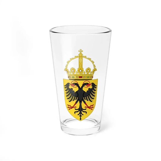 Coat of Arms of the Holy Roman Emperor (1433-1450) - Pint Glass 16oz 16oz - Go Mug Yourself