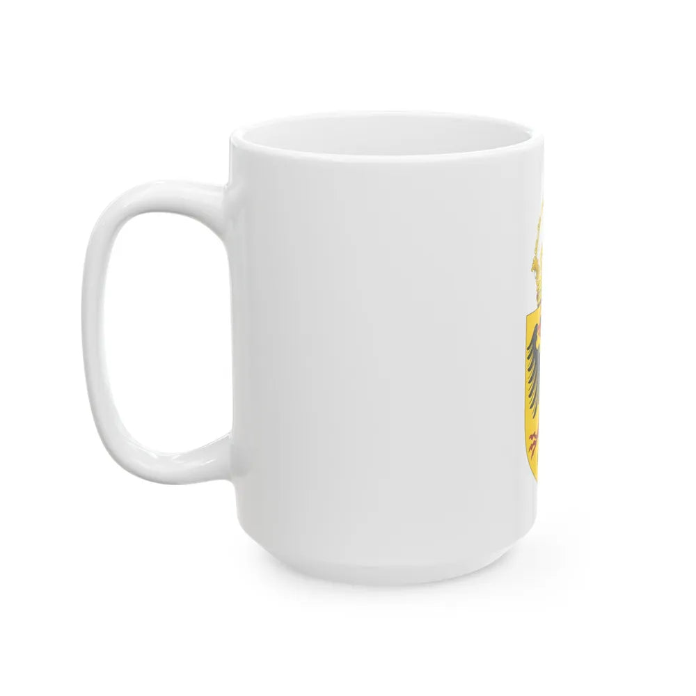 Coat of Arms of the Holy Roman Emperor (1433-1450) - White Coffee Mug-Go Mug Yourself