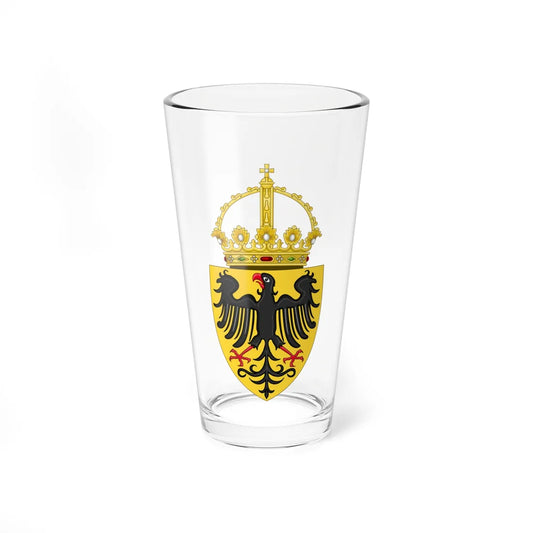 Coat of Arms of the Holy Roman Emperor c.1400-c.1433 (Germany) (Coat of Arms) Pint Glass 16oz 16oz - Go Mug Yourself