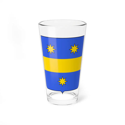 Coat of arms of the House of Angarano (Italy) (Coat of Arms) Pint Glass 16oz 16oz - Go Mug Yourself