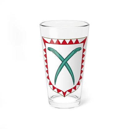 Coat of arms of the house of Anguillara (Italy) (Coat of Arms) Pint Glass 16oz 16oz - Go Mug Yourself