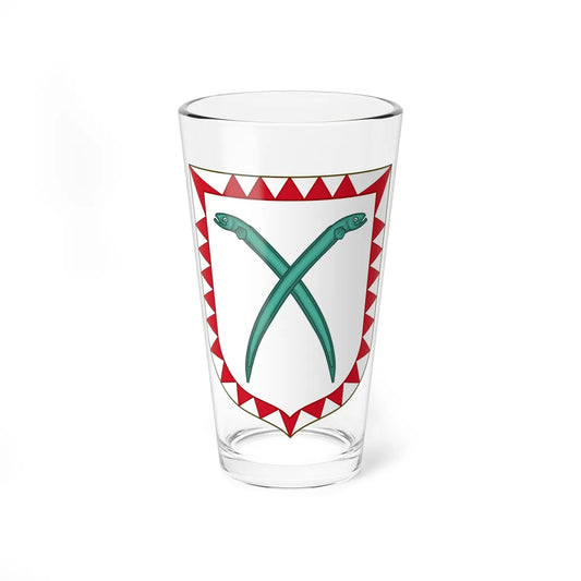 Coat of arms of the house of Anguillara (Italy) (Coat of Arms) Pint Glass 16oz 16oz - Go Mug Yourself