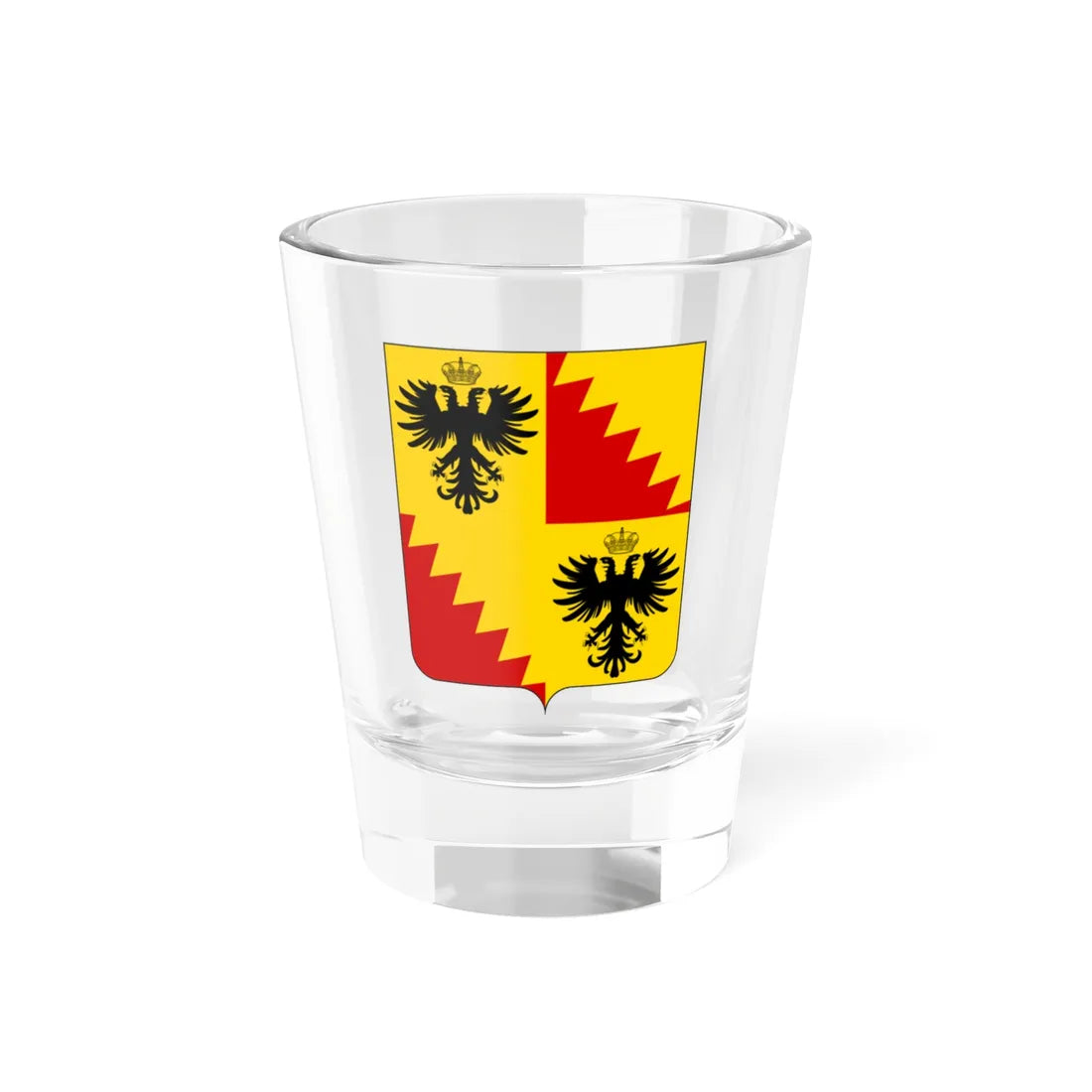 Coat of arms of the House of Bentivoglio 1670 (Italy) (Coat of Arms) Shot Glass 1.5oz 1.5oz - Go Mug Yourself