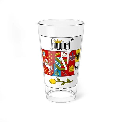 Coat of arms of the House of Borromeo (Italy) (Coat of Arms) Pint Glass 16oz 16oz - Go Mug Yourself