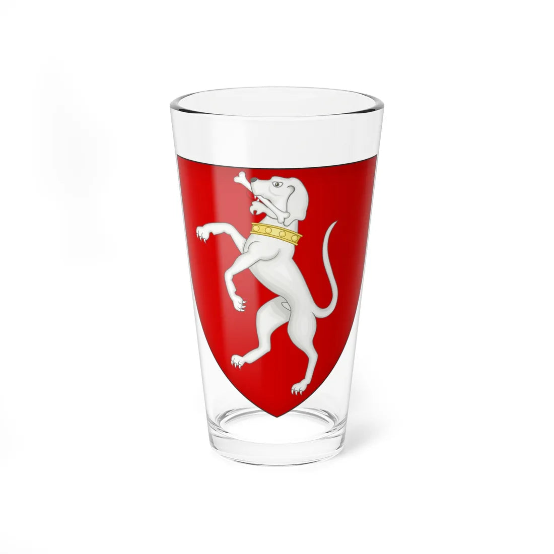 Coat of arms of the house of Canossa (Italy) (Coat of Arms) Pint Glass 16oz 16oz - Go Mug Yourself