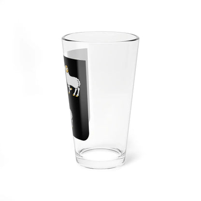 Coat of arms of the House of Corradi-Gonzaga until 1328 (Italy) (Coat of Arms) Pint Glass 16oz - Go Mug Yourself