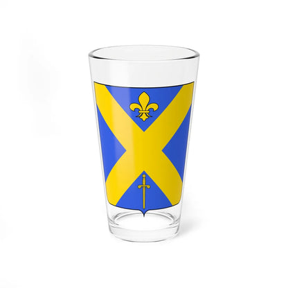 Coat of arms of the House of DAndrea (Italy) (Coat of Arms) Pint Glass 16oz 16oz - Go Mug Yourself
