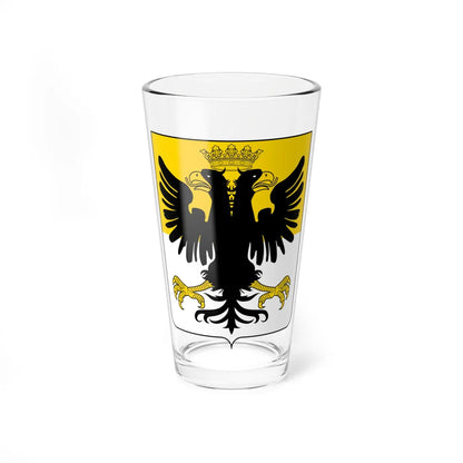 Coat of arms of the House of Doria double headed eagle (Italy) (Coat of Arms) Pint Glass 16oz 16oz - Go Mug Yourself