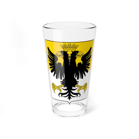 Coat of arms of the House of Doria double headed eagle (Italy) (Coat of Arms) Pint Glass 16oz 16oz - Go Mug Yourself
