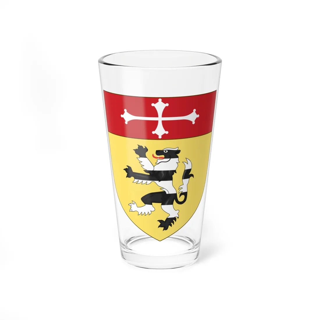 Coat of Arms of the House of Gambacorti (Italy) (Coat of Arms) Pint Glass 16oz 16oz - Go Mug Yourself