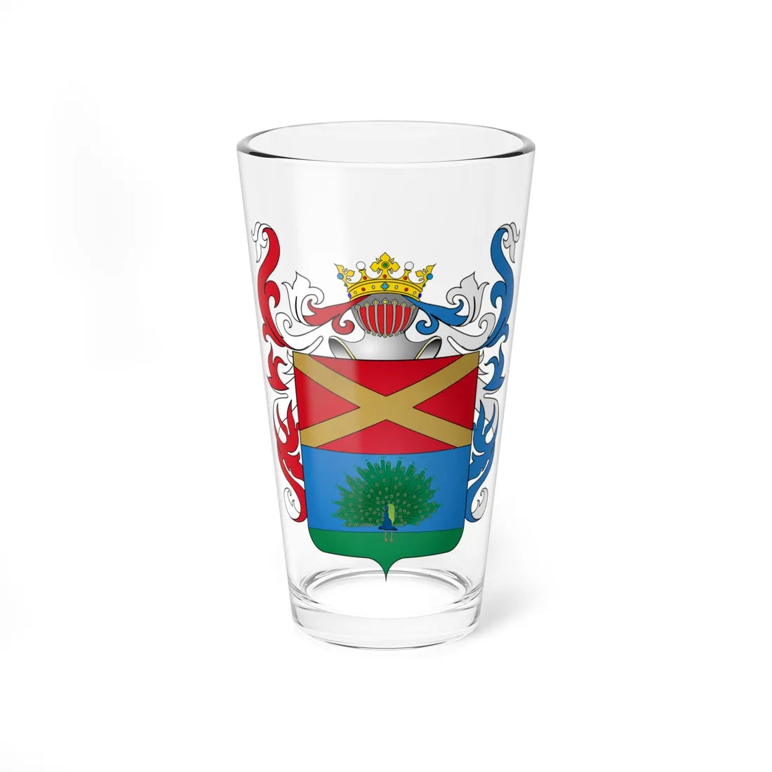 Coat of arms of the House of Gelmini 2 (Italy) (Coat of Arms) Pint Glass 16oz 16oz - Go Mug Yourself