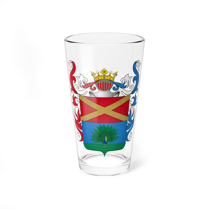 Coat of arms of the House of Gelmini 2 (Italy) (Coat of Arms) Pint Glass 16oz 16oz - Go Mug Yourself