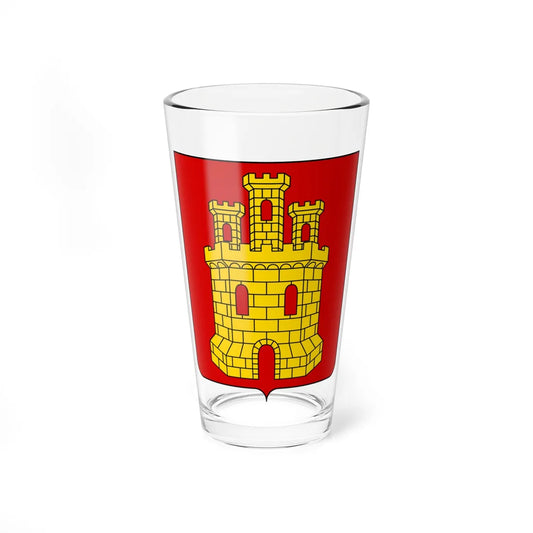 Coat of arms of the House of Giustiniani (Italy) (Coat of Arms) Pint Glass 16oz 16oz - Go Mug Yourself