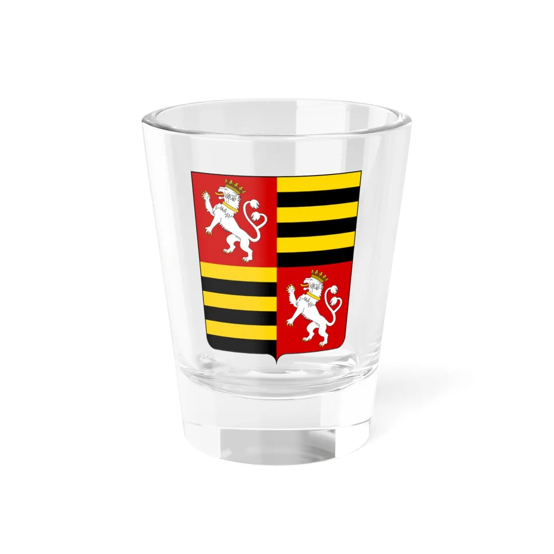 Coat of arms of the House of Gonzaga 1394 (Italy) (Coat of Arms) Shot Glass 1.5oz 1.5oz - Go Mug Yourself