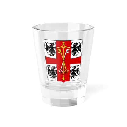 Coat of arms of the House of Gonzaga 1510 (Italy) (Coat of Arms) Shot Glass 1.5oz 1.5oz - Go Mug Yourself